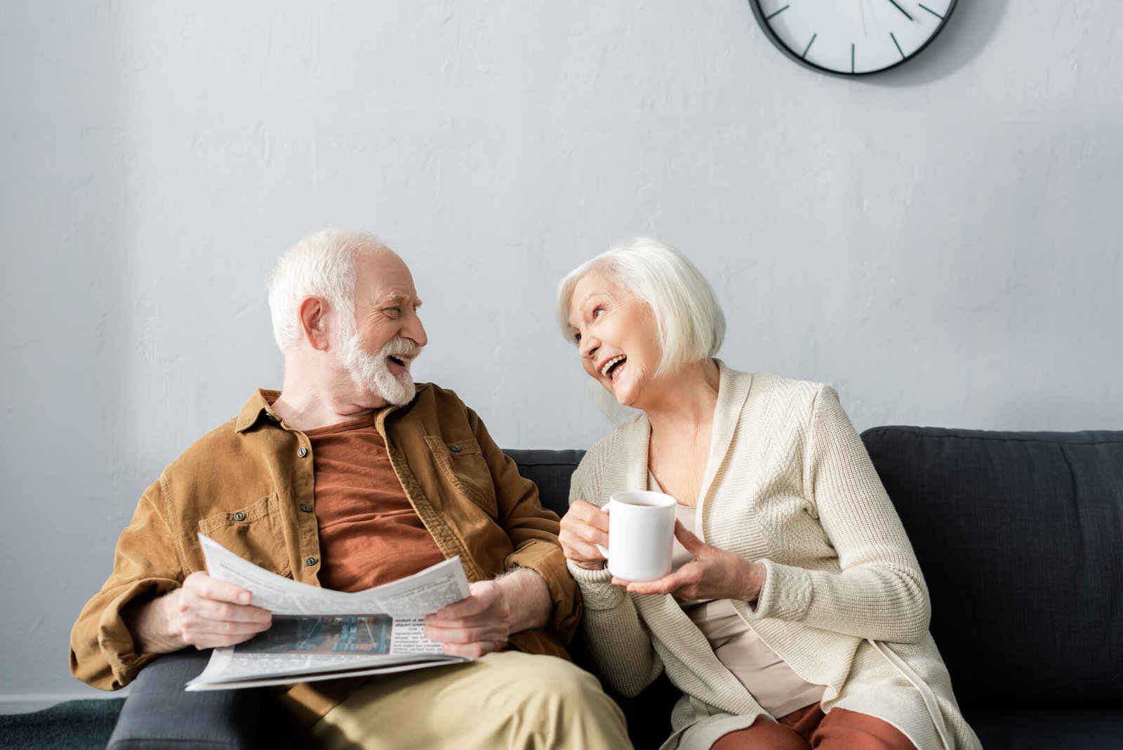 a man with a Dental Implant in Doral socializing